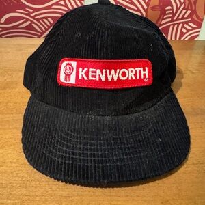 Kenworth Black Corduroy Cap